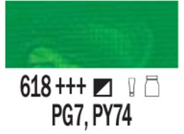 F. AKRYLOWE ART CREATION  750 ML. 618 PERMANENT GREEN LIGHT