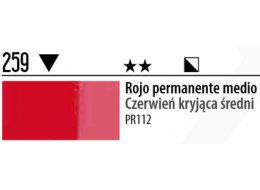 MAIMERI ACRYLICO 75 ML 259 CZERWIEŃ KRYJĄCA ŚREDNIA