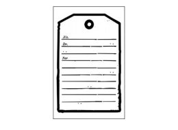 AKRYLOWY STEMPEL ZAWIESZKA 7x11 CM STAMPERIA WTK151