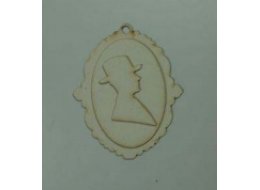 ORNAMENT BEERMATA MEDALION  5X4 CM J0006-2