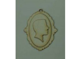 ORNAMENT BEERMATA MEDALION  10X8 CM J0010-1