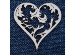 ORNAMENT BEERMATA SERCE 10X10 CM D0039