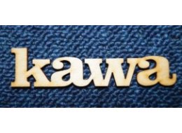 ORNAMENT KAWA SKLEJKA 3 MM 3,5X15 CM F0038
