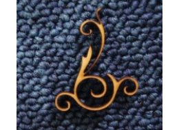 ORNAMENT SKLEJKA 3 MM 6X4 CM E0004