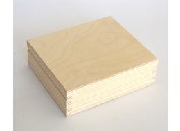 DREWNIANA KASETKA 19 X 16,5 X 6,1 CM