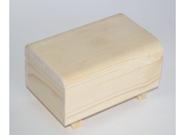DREWNIANY KUFEREK 18 X 11,5 X 10 CM