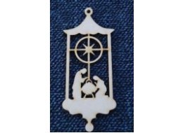 ORNAMENT BEERMATA SZOPKA  14X6 CM L0005
