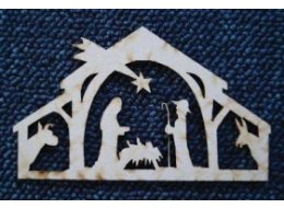 ORNAMENT BEERMATA SZOPKA  7X13 CM L0031