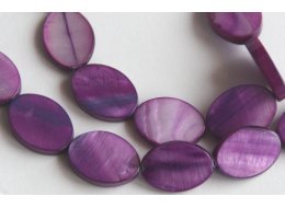 MASA PERŁOWA OWALE FIOLET 13 X 18  MM NR 4348