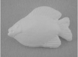 RYBKA ZE STYROPIANU  6,5 CM   