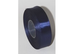 WSTĄŻKA  OZDOBNA  ATŁASOWA 25 MM GRANAT