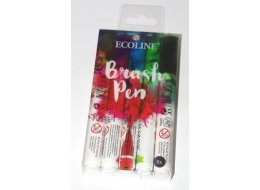 ECOLINE BRUSH PEN TALENS ZESTAW 5 KOLORÓW
