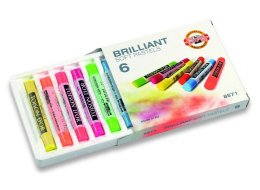 PASTELE SUCHE TOISON DOR KPL. 6 KOL.  FLUO NR 8571