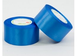 WSTĄŻKA  SATYNOWA 50 MM  BŁĘKITNY