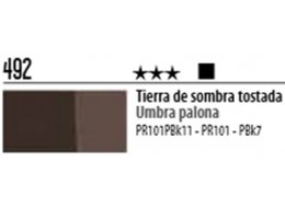 POLYCOLOR  140 ML MAIMERI 492 BURNT UMBER