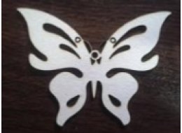 ORNAMENT BEERMATA MOTYL 7,5  CM D006