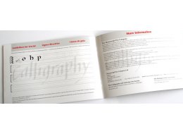 BLOK DO NAUKI KALIGRAFII A5 MANUSCRIPT