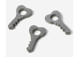 ZAWIESZKA KLUCZYK HEMATYT 17 X 32 MM  KA2711