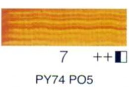 A\'KRYL 100 ML RENESANS  nr 7 żółta pomarańczowa