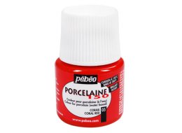 PORCELAINE PEBEO 45 ML. coral red 05