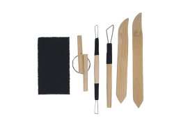Zestaw narzędzi do ceramiki 6 sztuk SAM-J-007
